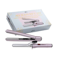 Pop 'n' Lock Interchangeable Straightener And Curling Iron Set