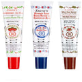 Medley Lipbalm Tubes Mocha, Strawberry, Rosebud