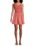 Petunia Mini Dress In Poppy Combo