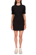 Must Have Ribbed Mini Dress In Black