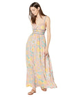 Wisteria Maxi Dress In Light Combo
