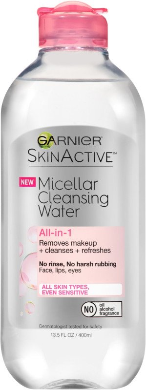 SkinActive Micellar Cleansing Water All-in-1 Cleanser & Makeup Remover