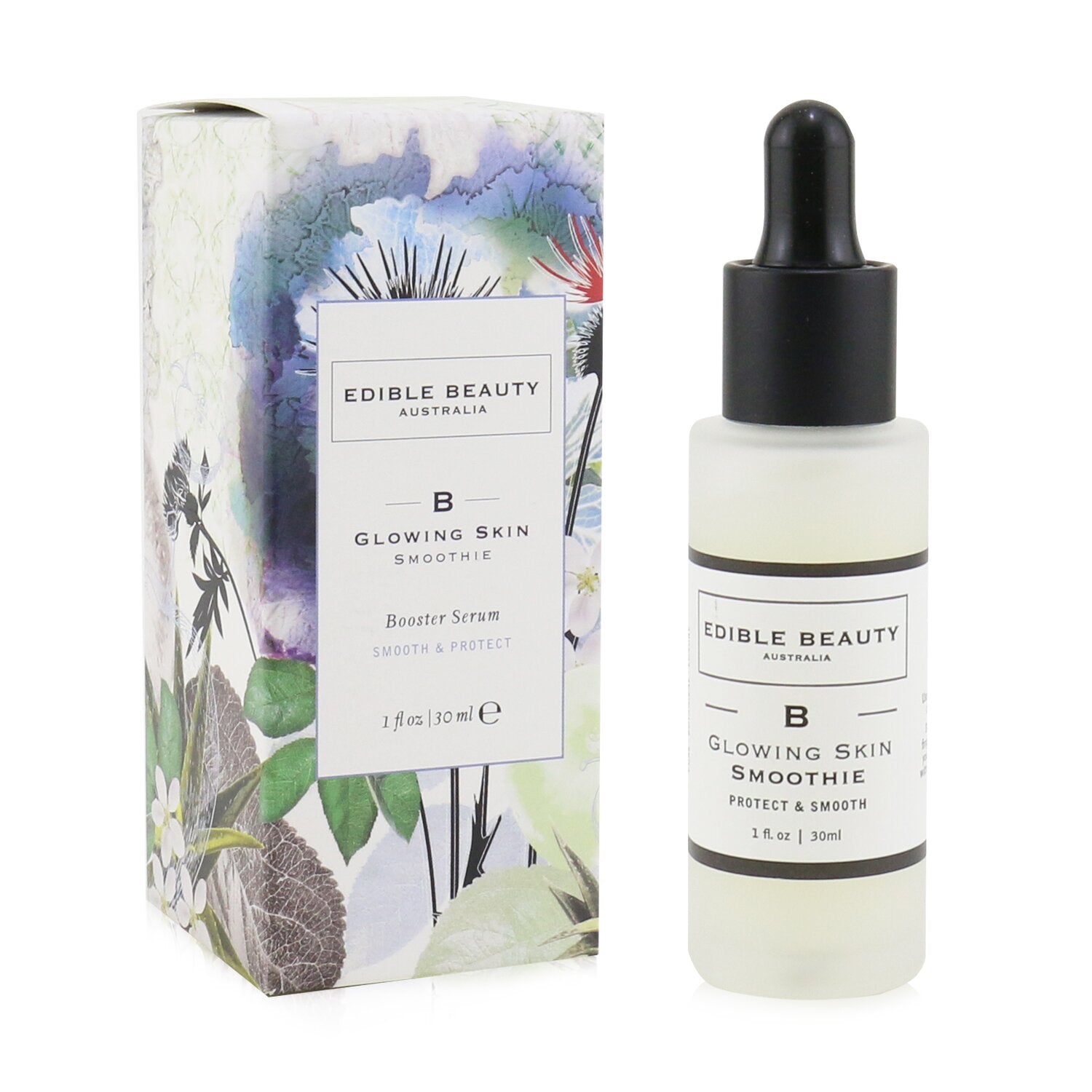 B Glowing Skin Smoothie Booster Serum - Protect & Smooth