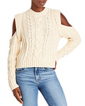 Elsie Cut Out Sweater In Ivory