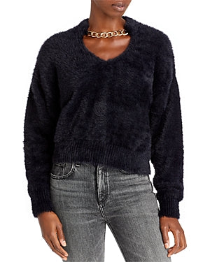 Vanessa Chain Sweater In Black