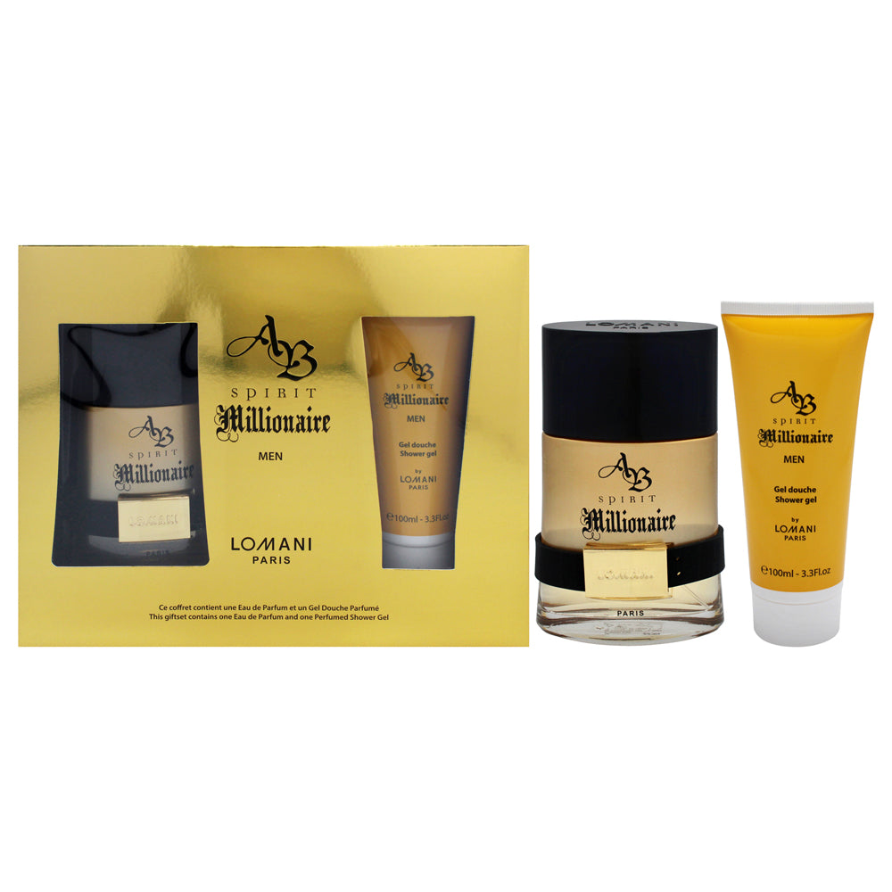 AB Spirit Millionaire Eau de Parfum and Shower Gel Gift Set for Men