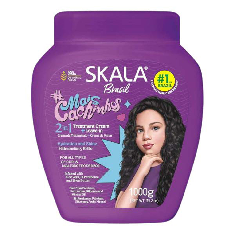 Mais Cachinhos 2-in-1 Treatment Cream and Leave-in