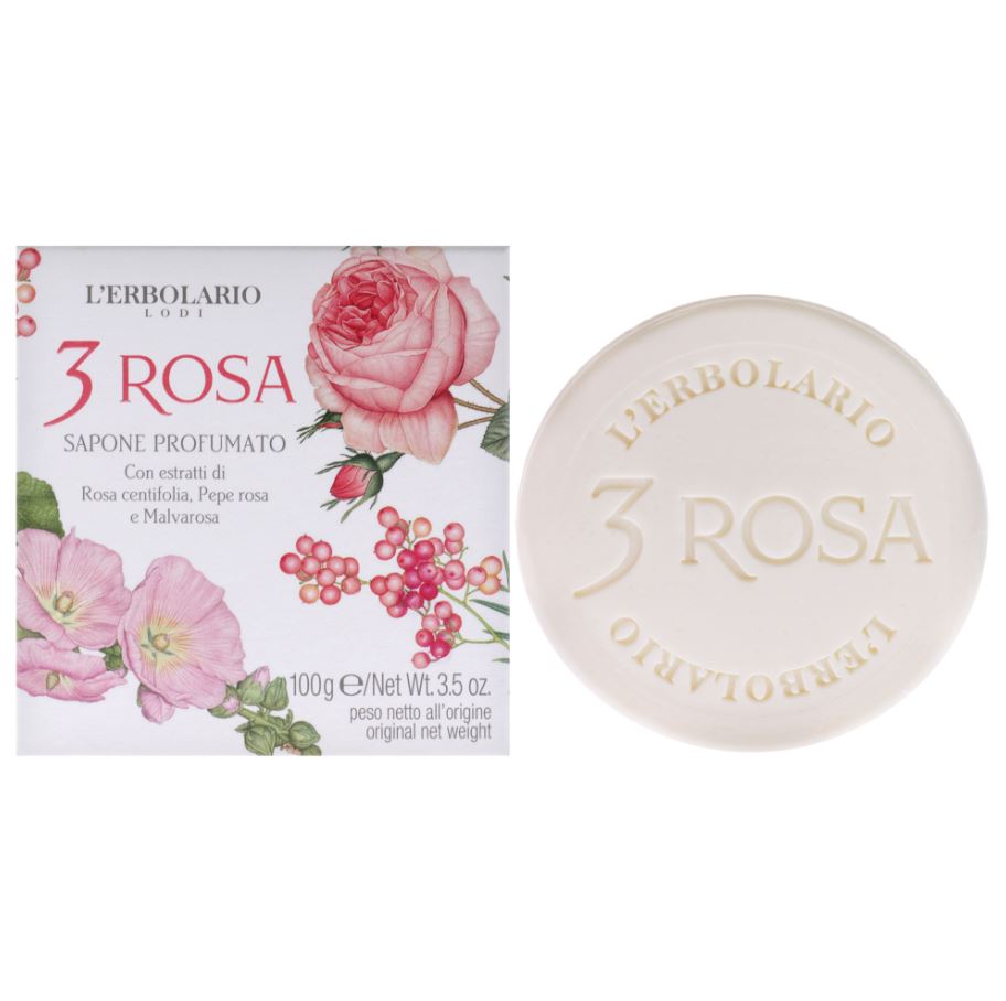 3 Rose Perfumed Bar Soap