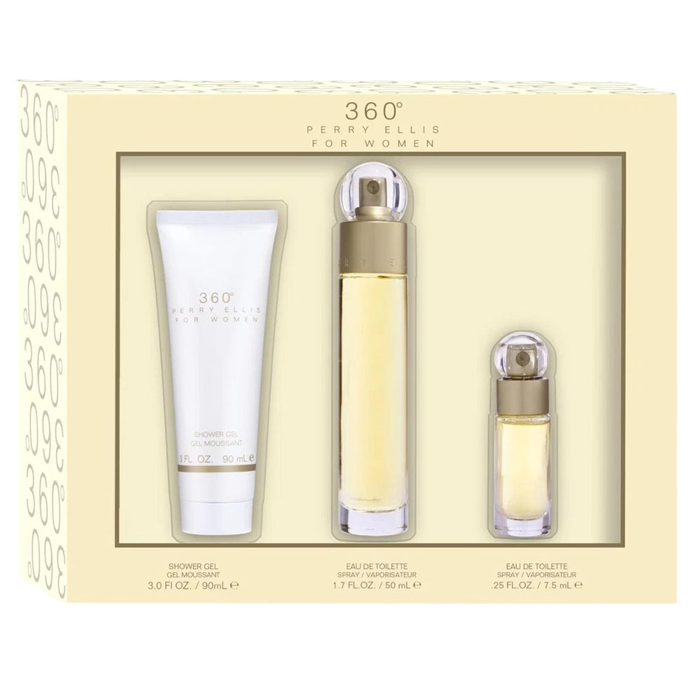 360 Eau de Toilette & Shower Gel Gift Set for Women