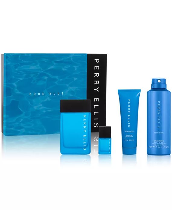 Mens Pure Blue Eau De Toilette Gift Set