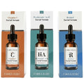 Facial Serum Set - Vitamin C, Hyaluronic Acid & Retinol