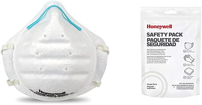 Safety Niosh-Approved, N95 Cup Mask With Nose Clip - DC365N95HC
