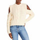 Elsie Cut Out Sweater In Ivory