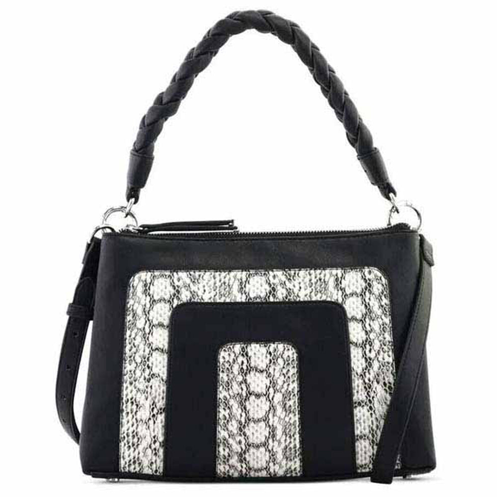 Twisted-handle Shoulder Bag