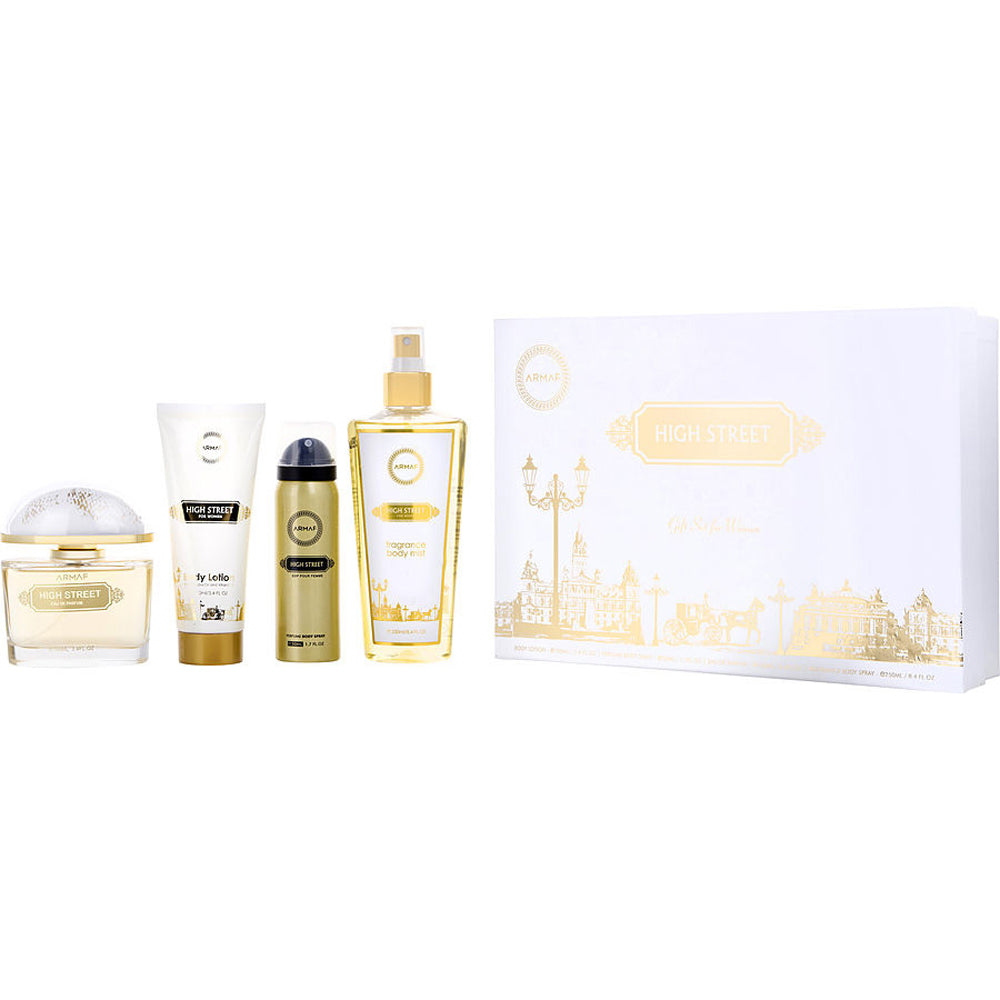 High Street Eau de Parfum, Body Spray & Body Lotion Gift Set For Women
