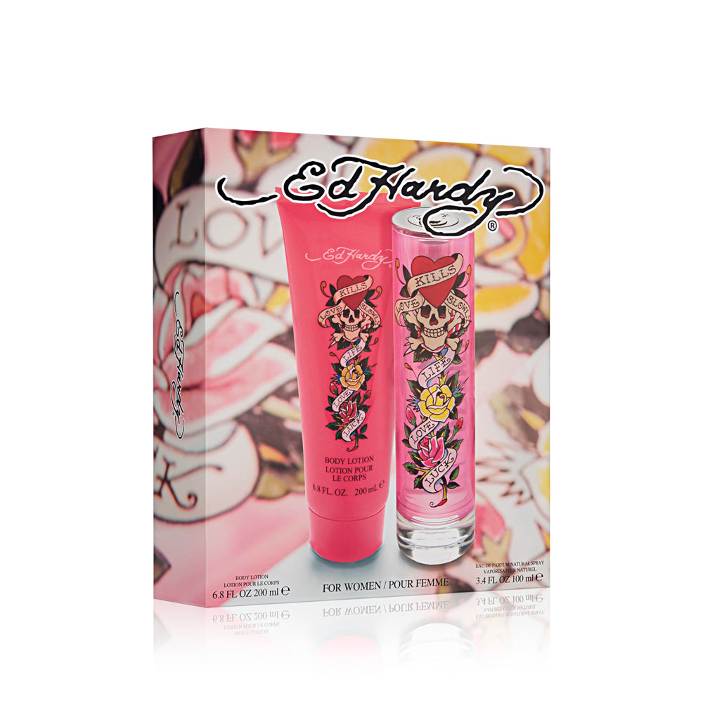 Ed Hardy Pour Femme Gift Set