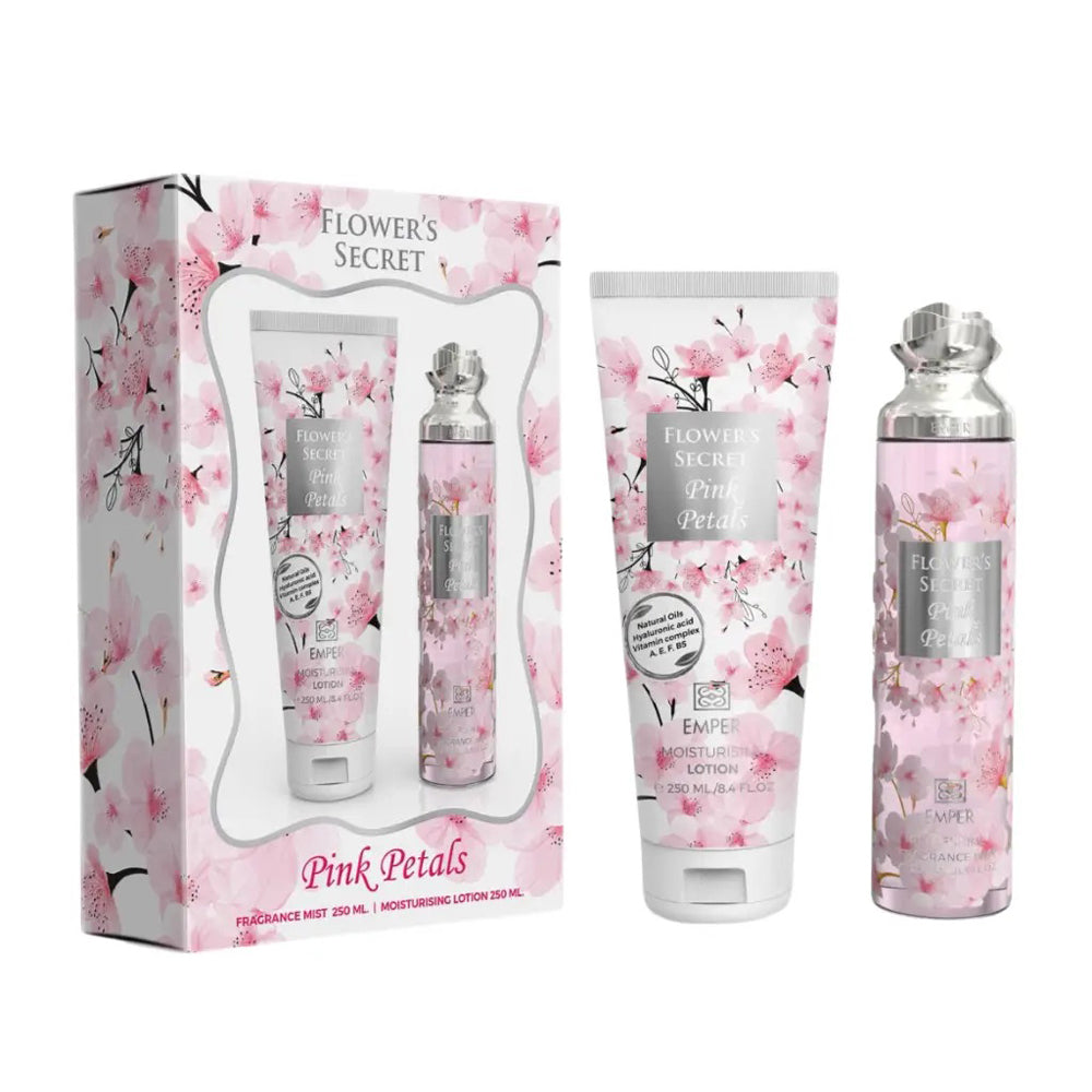 Flowers Secret Pink Petals Gift Set