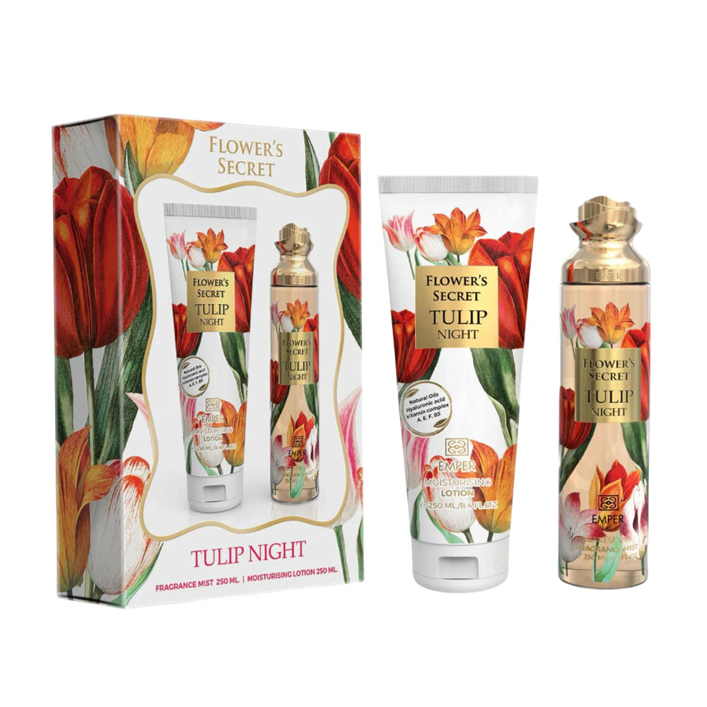 Flowers Secret Tulip Night Gift Set