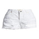 Maggie Mid-Rise Denim Shorts In Optic White