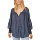 Marla Henley Top in Poppy Seed