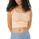 Printed Avenue Tank Top In Ivory Combo