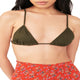 Sammi Triangle Bra In Olive