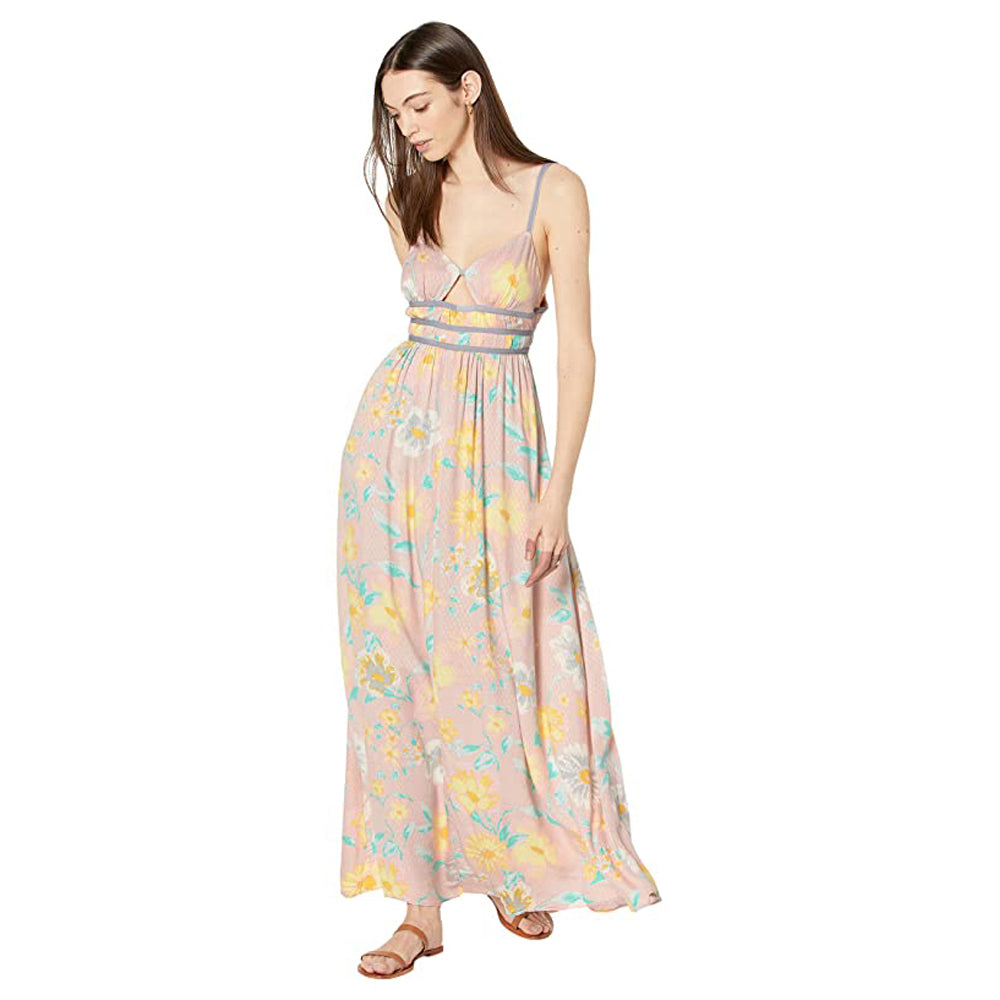 Wisteria Maxi Dress In Light Combo