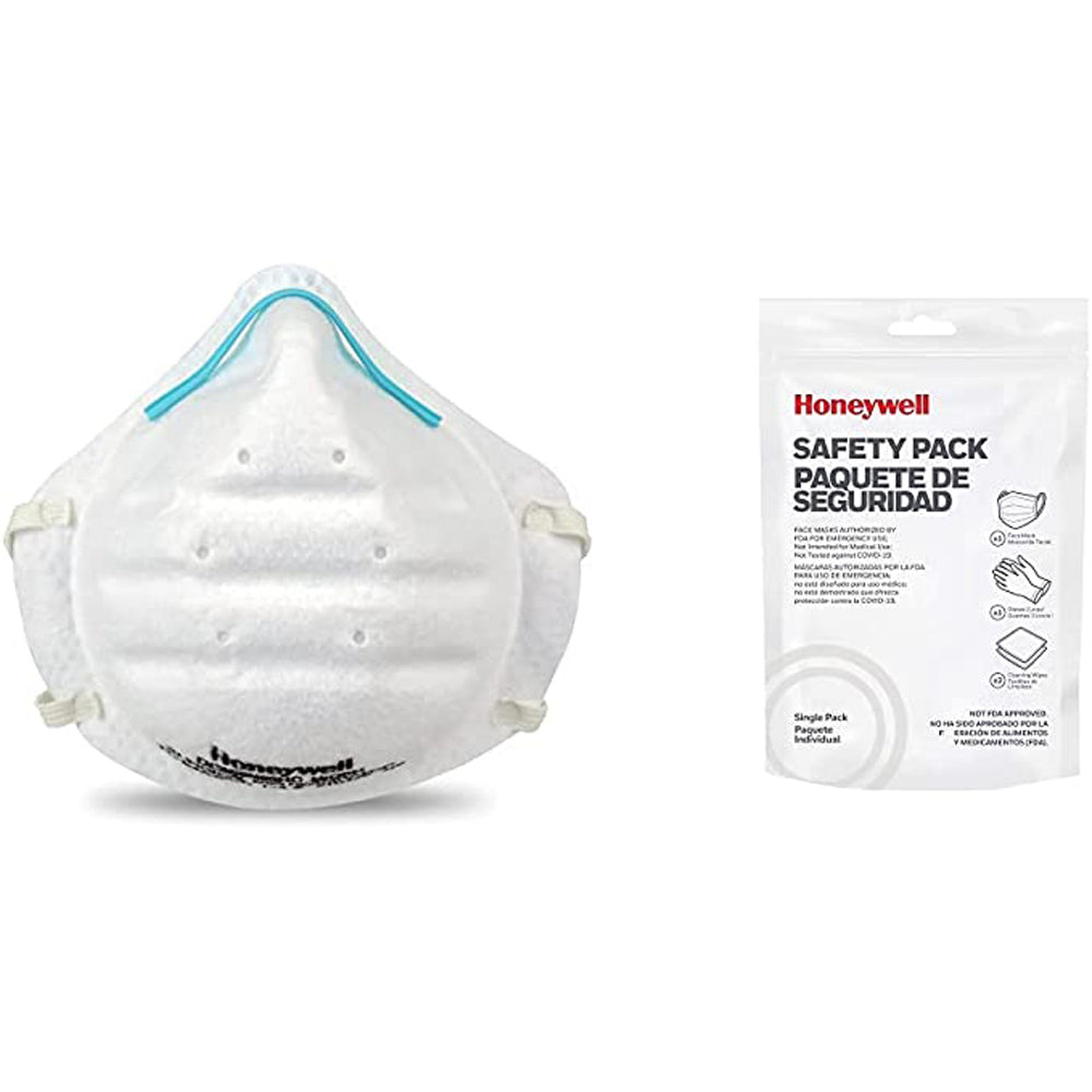 Safety Niosh-Approved, N95 Cup Mask With Nose Clip - DC365N95HC
