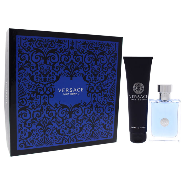 Pour Homme Gift Set With Eau De Toilette Spray And Hair And Body Shampoo
