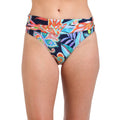 Multi Colored Women's Tropidelic Paisley Shirred-waist Bikini Bottom