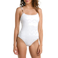 White Saltwater Sands Tank One-piece Swimsuit