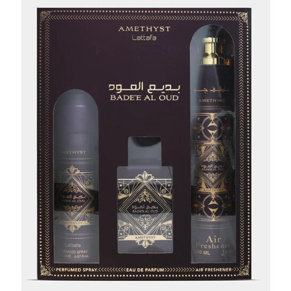 Badee Al Oud Amethyst Gift Set