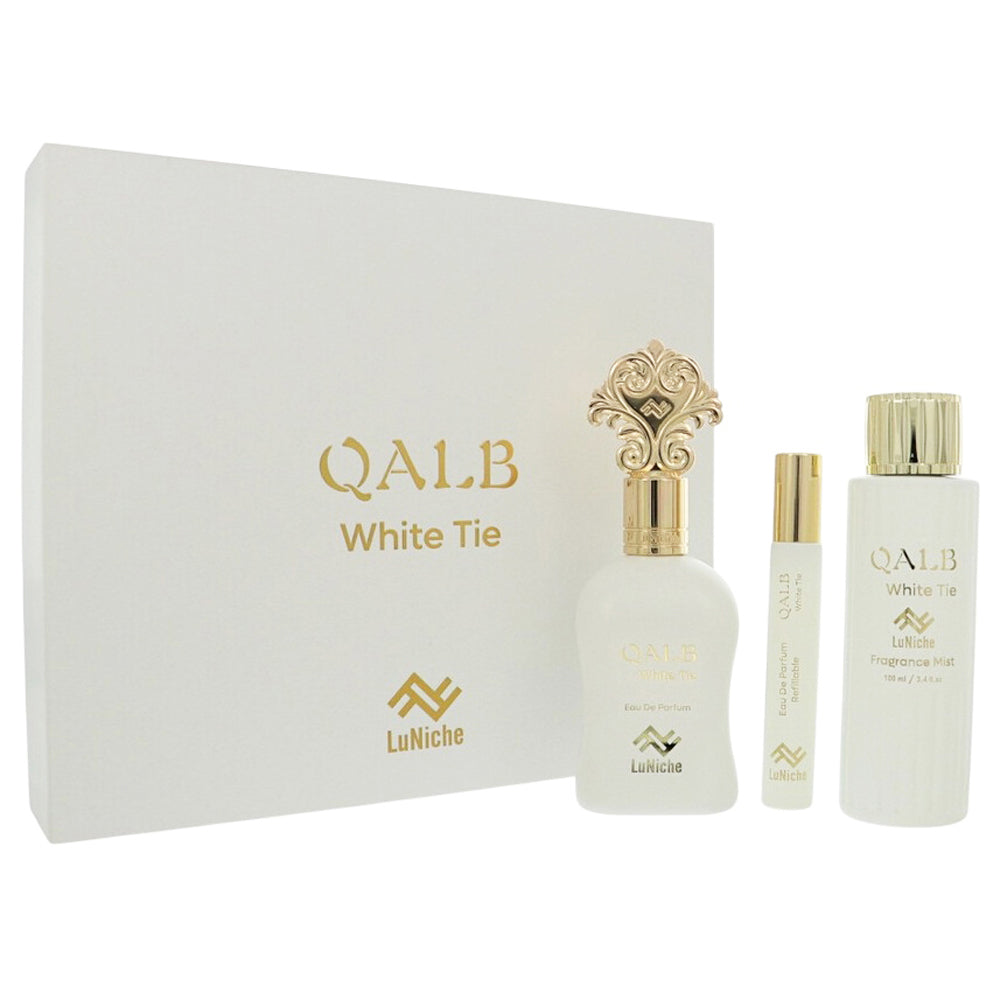 Qalb White Tie Eau de Parfum Gift Set