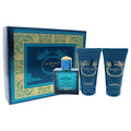 Eros Gift Set With Eau de Toilette Spray, Comfort After Shave Balm, and Invigorating Shower Gel
