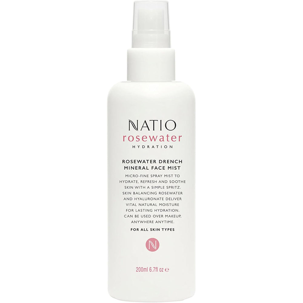 Rosewater Drench Mineral Face Mist