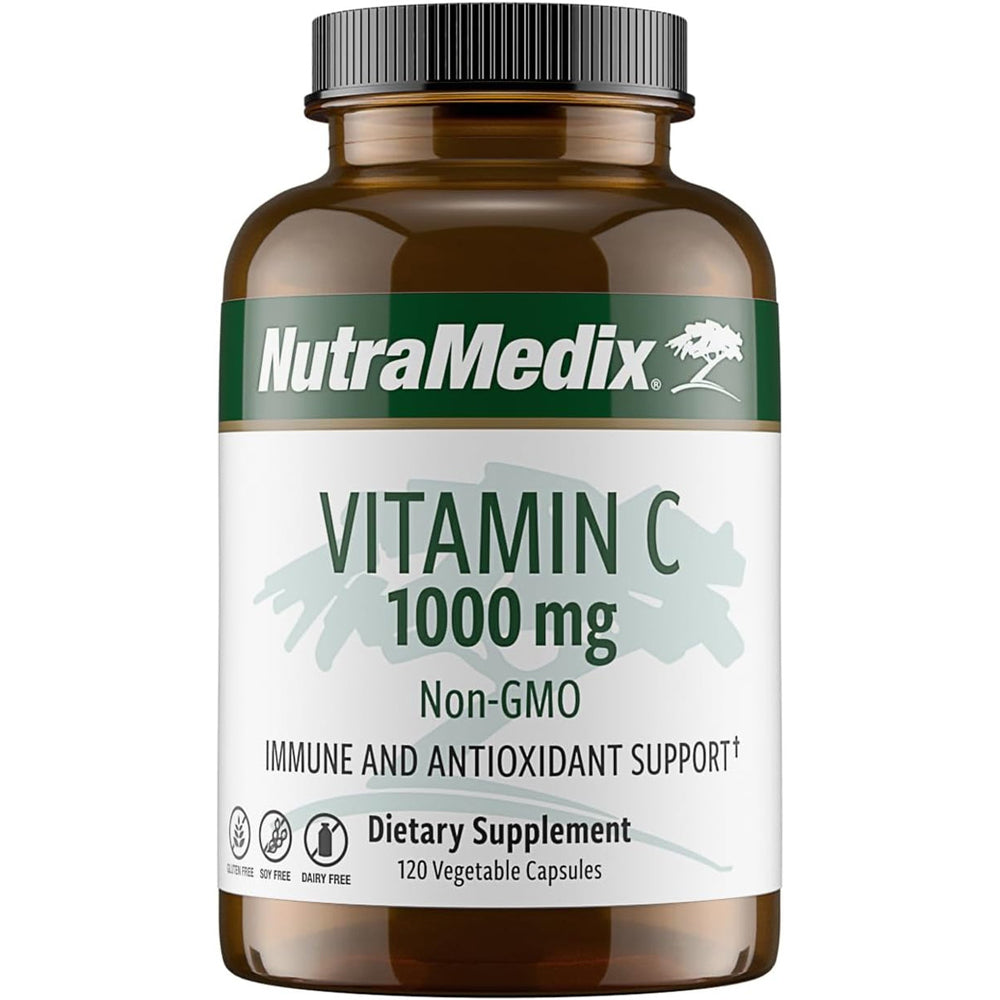 Vitamin C 1000mg Non-GMO Immune and Antioxidant Support