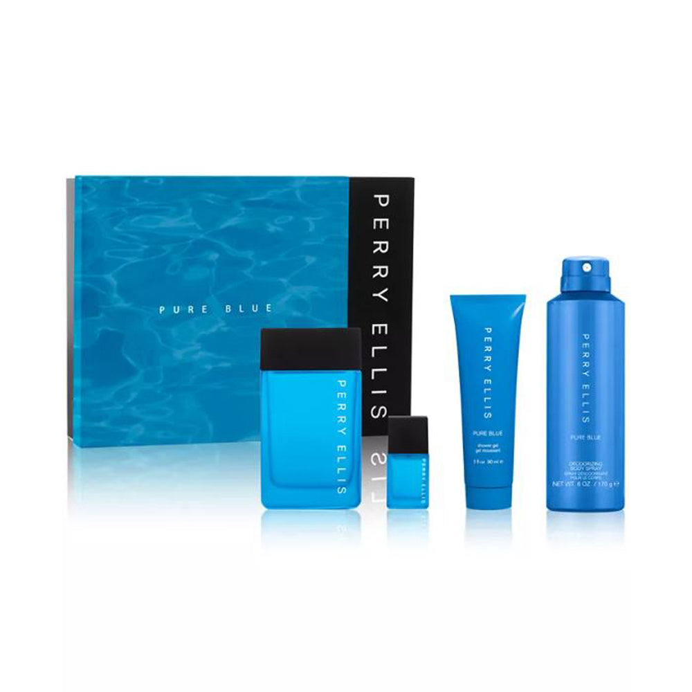 Mens Pure Blue Eau De Toilette Gift Set