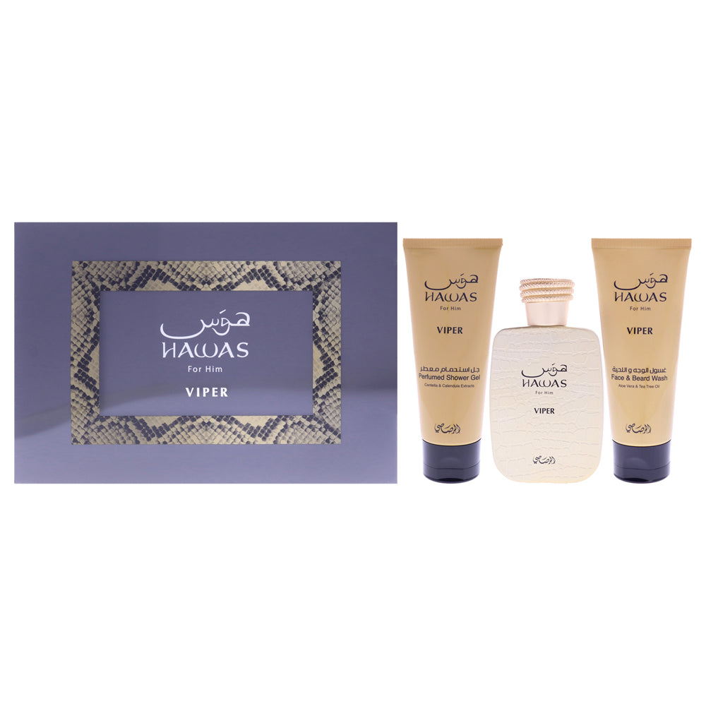 Hawas Viper Eau de Parfum Gift Set for Men