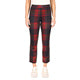 Carnaby Cotton Plaid Kick Crop Pants In Carson Plaid