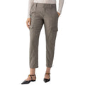Compact Houndstooth Polished Cargo Pants