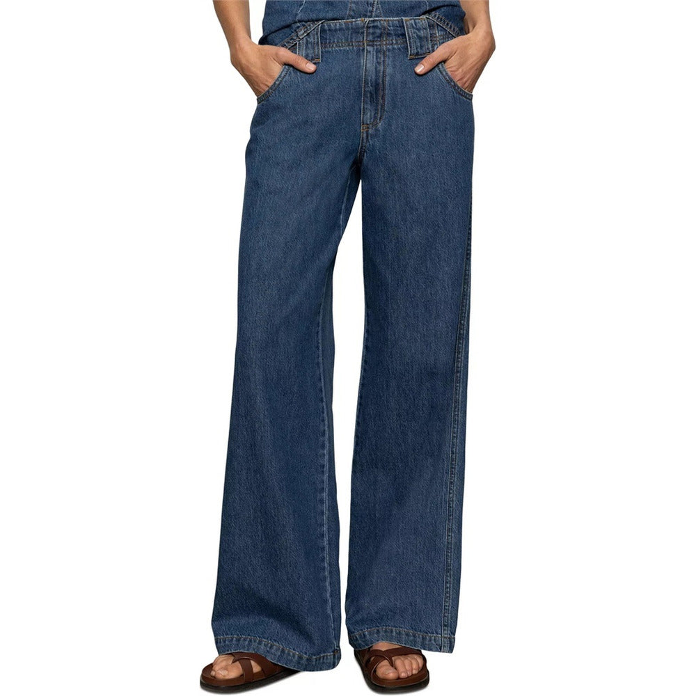 Perfect Storm Arden Mid Rise Wide-Leg Jeans