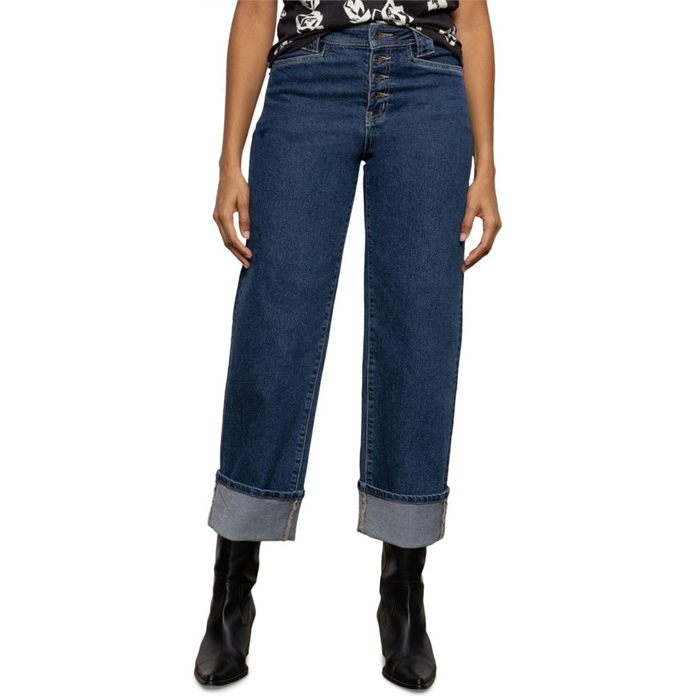 Solstice Luna Cuffed Denim Skinny Jeans