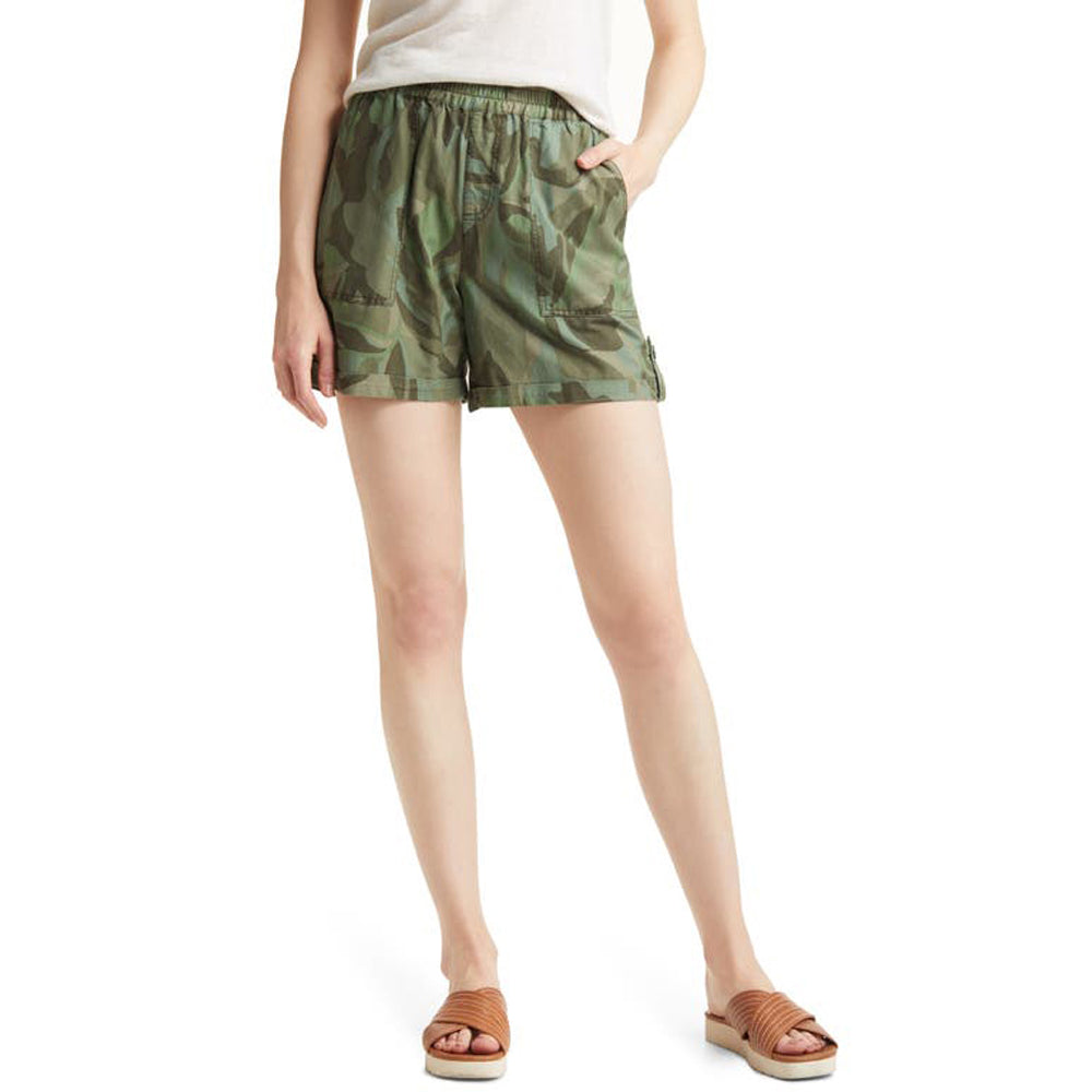 Trail Blazer Printed Shorts In Palm Camo