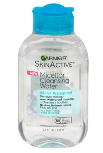 SkinActive Micellar Cleansing Water All-in-1 Cleanser & Waterproof Makeup Remover