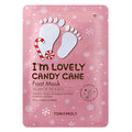 I'm Lovely Candy Cane Foot Mask
