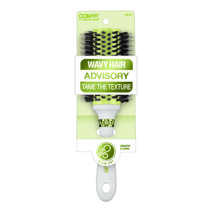 Wavy Hair Blow-dry Nylon Tufted Round Brush