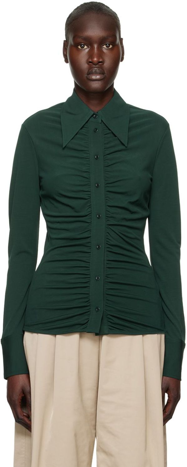Green Proenza Schouler White Label Shirt